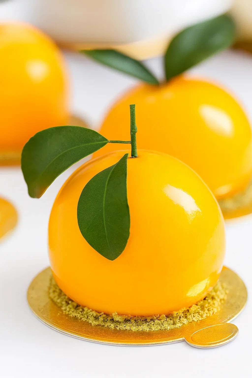 Orange Dark Chocolate Entremet